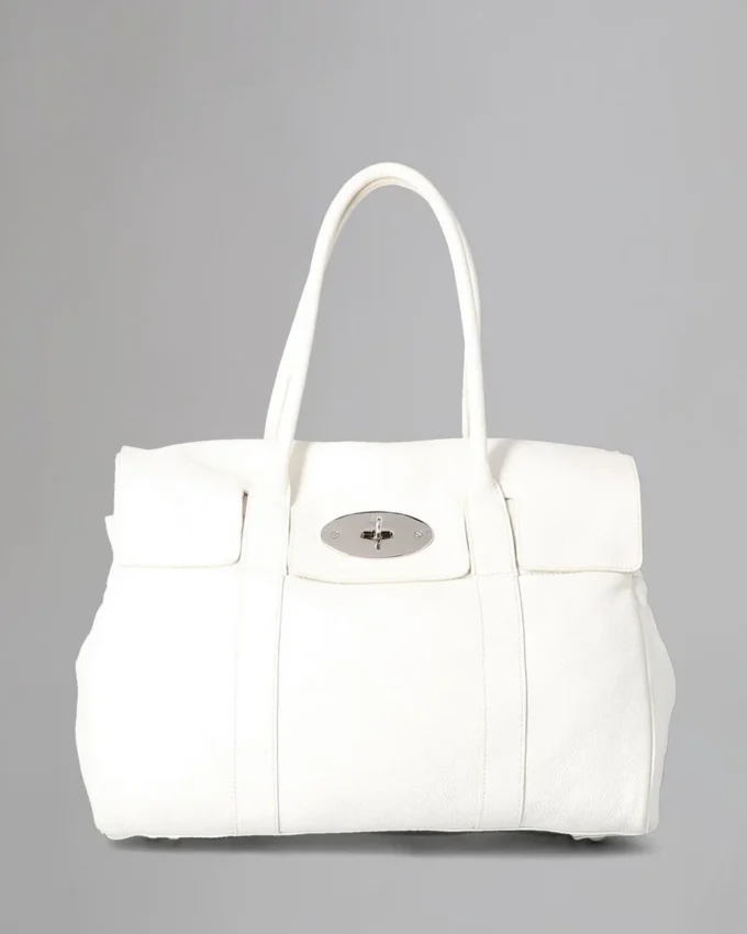 Bayswater Pre-Loved White Soft Tumbled Pre-Loved Bags