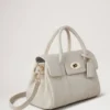 Bayswater Satchel Chalk Heavy Grain Women