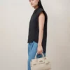 Bayswater Satchel Chalk Heavy Grain Women