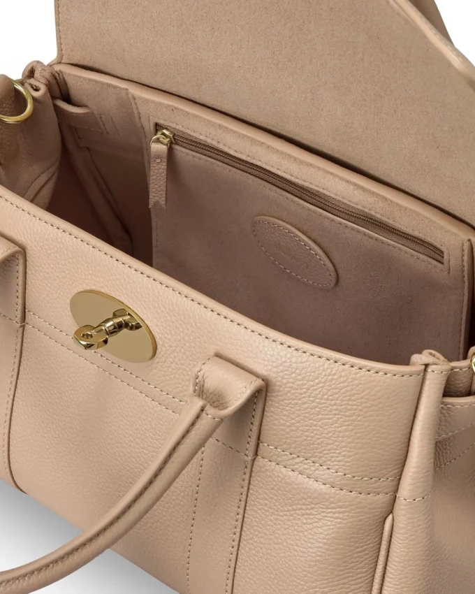 Bayswater Satchel Crumpet Small Classic Grain Women