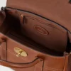 Bayswater Satchel in Oak Nvt Leather Shoulder Bag Mulberry