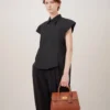 Bayswater Satchel in Oak Nvt Leather Shoulder Bag Mulberry