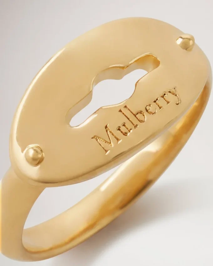 Bayswater Small Ring Gold Plated Brass Women