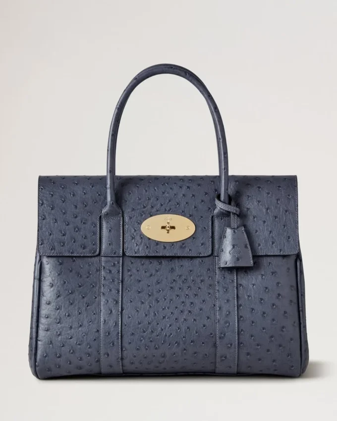 Bayswater Stormy Blue Ostrich Women