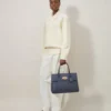 Bayswater Stormy Blue Ostrich Women
