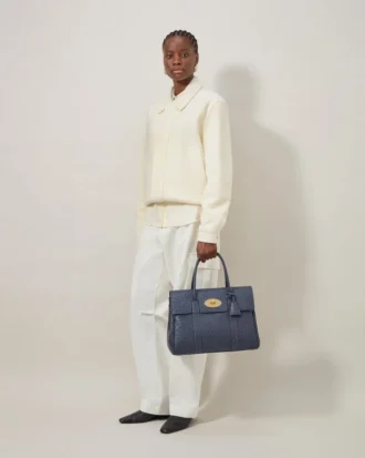 Bayswater Stormy Blue Ostrich Women