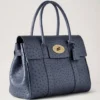 Bayswater Stormy Blue Ostrich Women