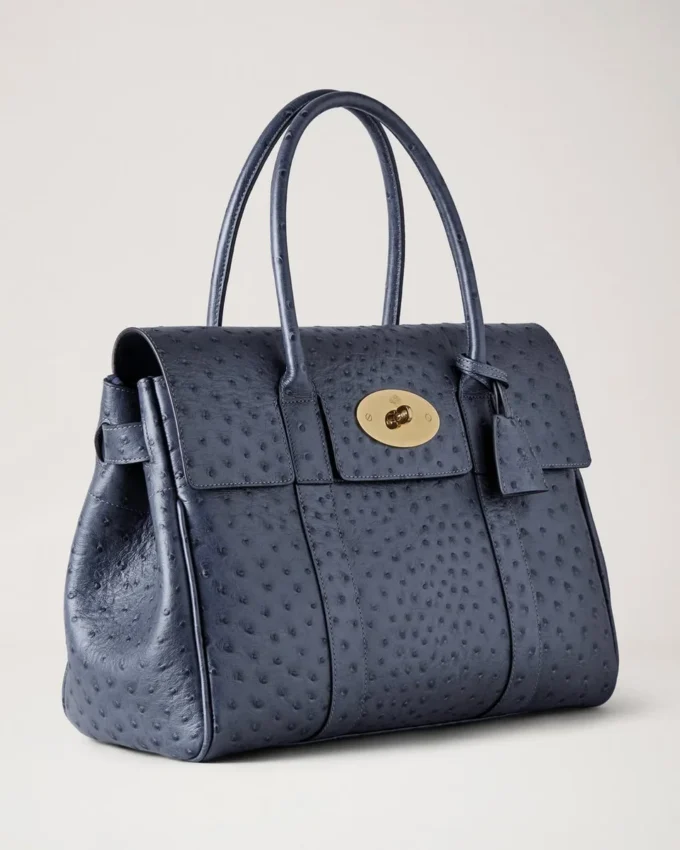 Bayswater Stormy Blue Ostrich Women