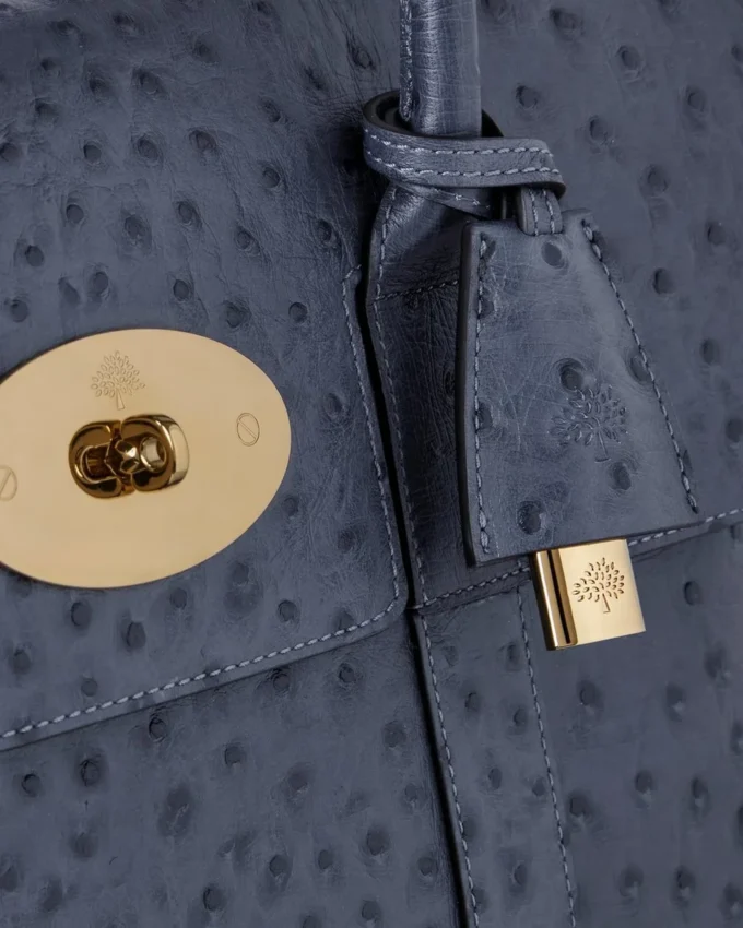 Bayswater Stormy Blue Ostrich Women