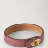Bayswater Thin Bracelet Pink Scrumpy Small Classic Grain & Brass