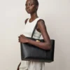 Bayswater Tote Black Small Classic Grain Women
