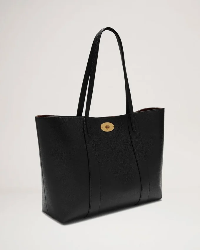 Bayswater Tote Black Small Classic Grain Women