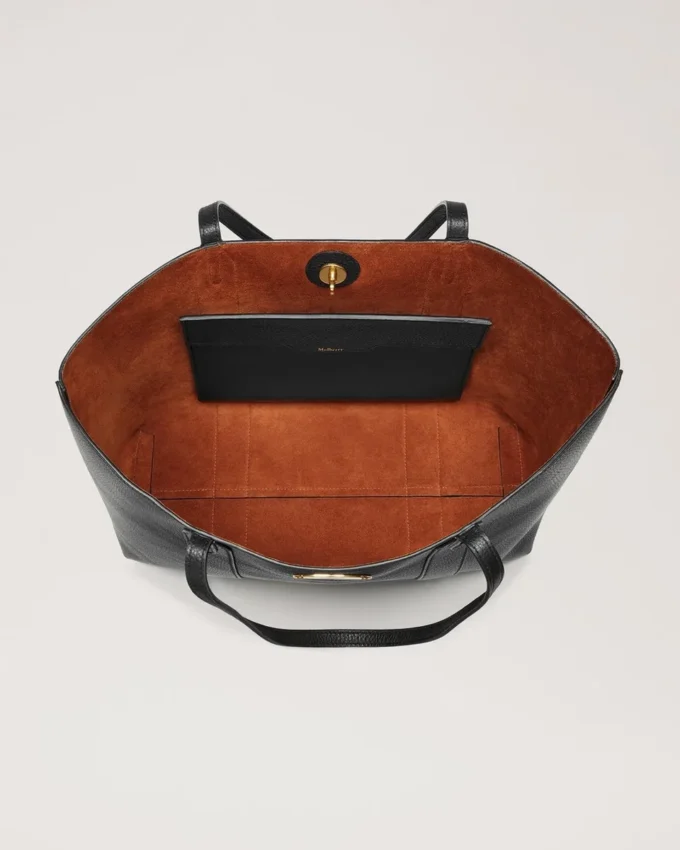 Bayswater Tote Black Small Classic Grain Women
