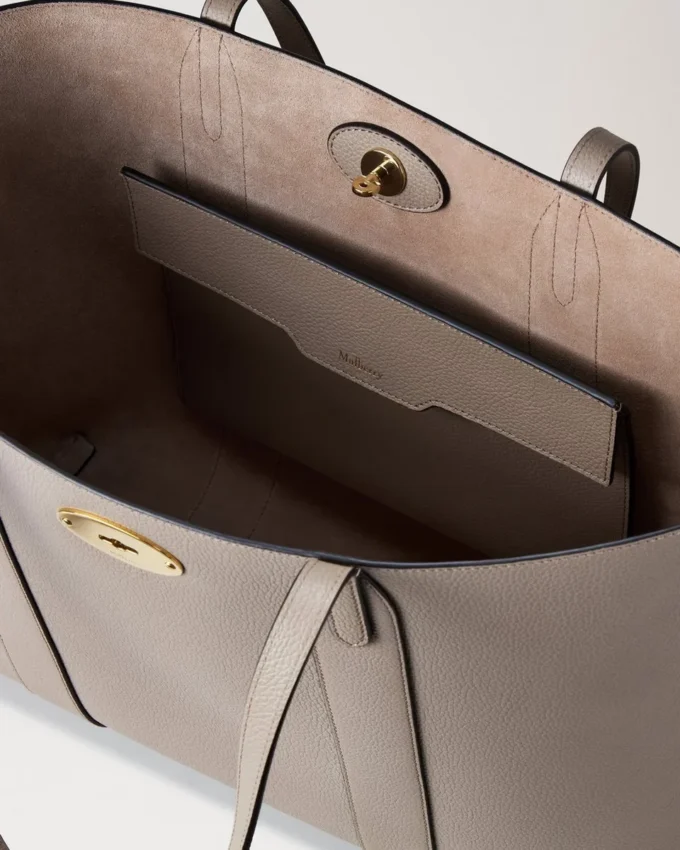 Bayswater Tote Cashmere Taupe Small Classic Grain
