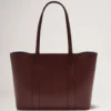 Bayswater Tote in Burgundy Small Classic Grain Leather Mulberry