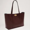 Bayswater Tote in Burgundy Small Classic Grain Leather Mulberry