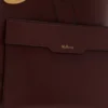 Bayswater Tote in Burgundy Small Classic Grain Leather Mulberry