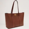 Bayswater Tote in Oak Small Classic Grain Shoulder Bag Mulberry