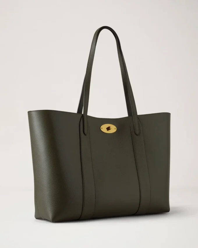 Bayswater Tote Juniper Green Small Classic Grain