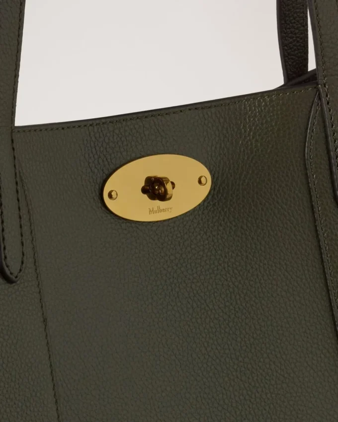 Bayswater Tote Juniper Green Small Classic Grain