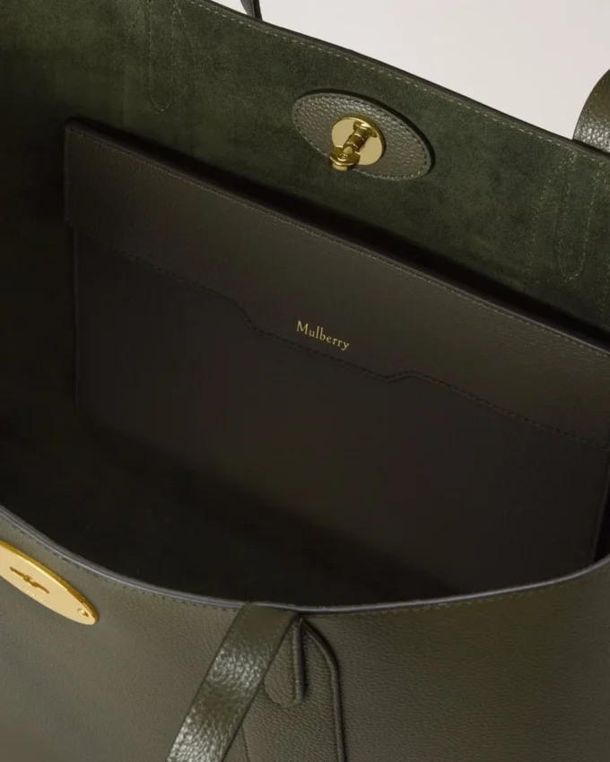 Bayswater Tote Juniper Green Small Classic Grain