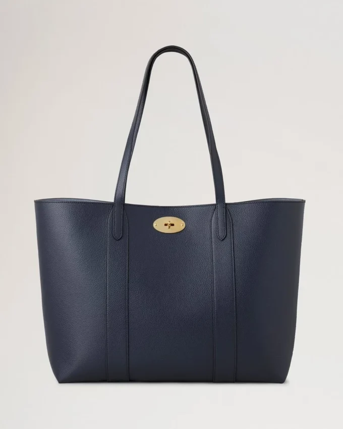 Bayswater Tote Night Sky & Poplin Blue Small Classic Grain with Contrast