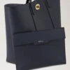 Bayswater Tote Night Sky & Poplin Blue Small Classic Grain with Contrast