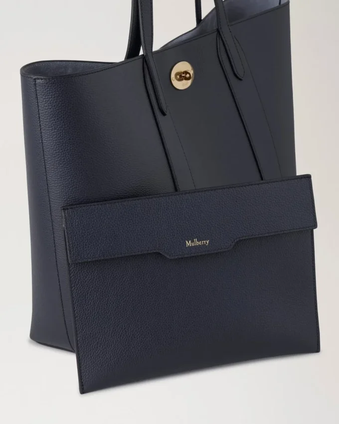Bayswater Tote Night Sky & Poplin Blue Small Classic Grain with Contrast