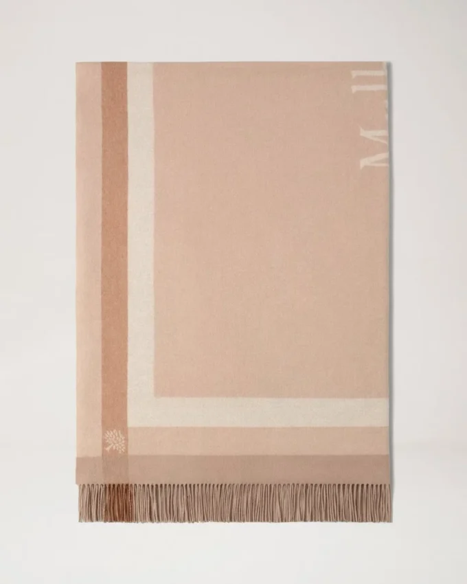 Blanket Camel Merino Wool Women