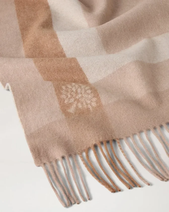 Blanket Camel Merino Wool Women