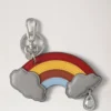 British Park Keyring – Rainbow Multicolour Mixed Material