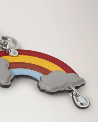 British Park Keyring – Rainbow Multicolour Mixed Material
