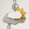 British Park Keyring – Sun & Clouds Multicolour Mixed Material