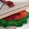 British Summer Bag Charm – Sandwich Multicolour Mixed Material
