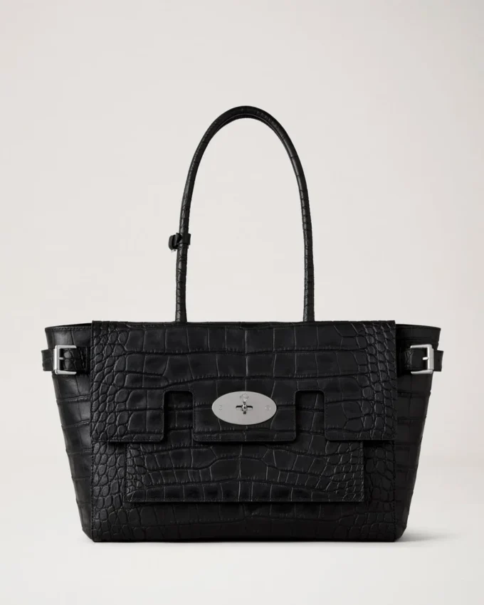 Buckle Bayswater Black Croc Nvt Women
