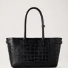 Buckle Bayswater Black Croc Nvt Women