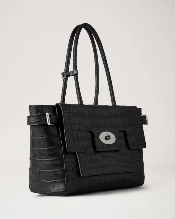 Buckle Bayswater Black Croc Nvt Women
