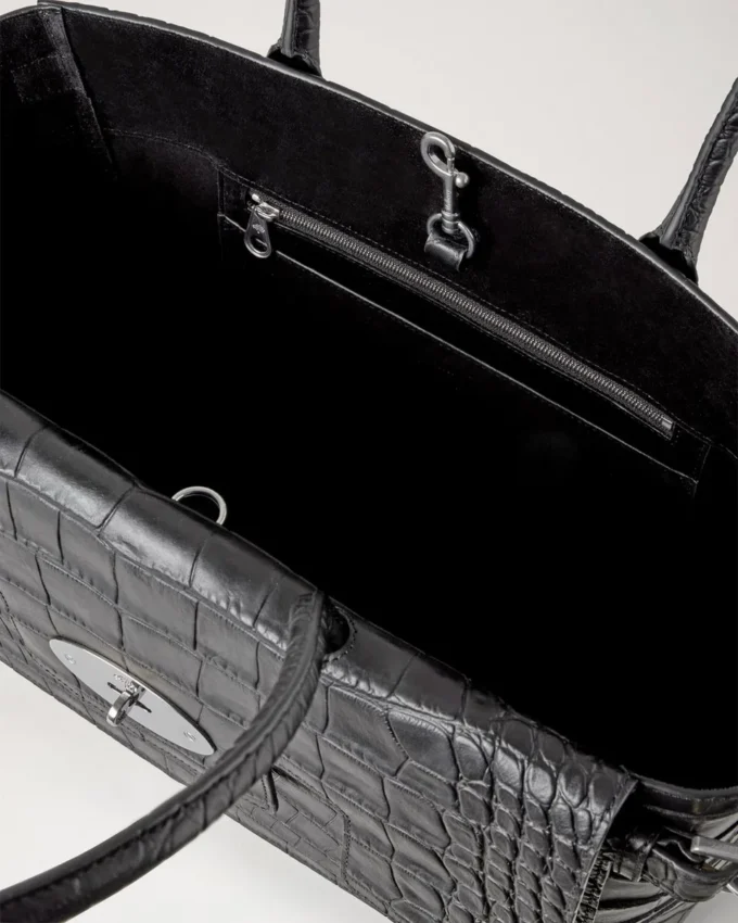Buckle Bayswater Black Croc Nvt Women