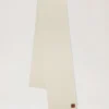 Cable Knit Scarf Ecru Lambswool Women