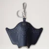Case Keyring – Manta Ray Oxford Blue Small Classic Grain