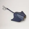 Case Keyring – Manta Ray Oxford Blue Small Classic Grain