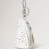 Case Keyring – Owl White Silky Calf Women