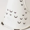 Case Keyring – Owl White Silky Calf Women