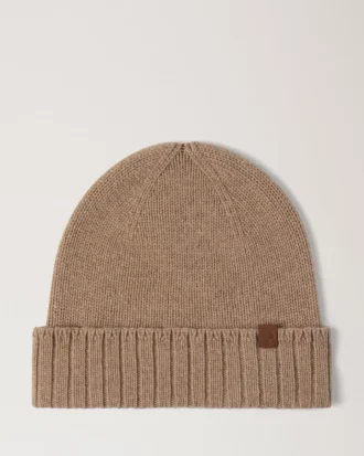 Cashmere Beanie Camel Cashmere Men