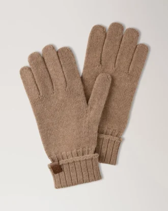 Cashmere Gloves Camel Cashmere Men