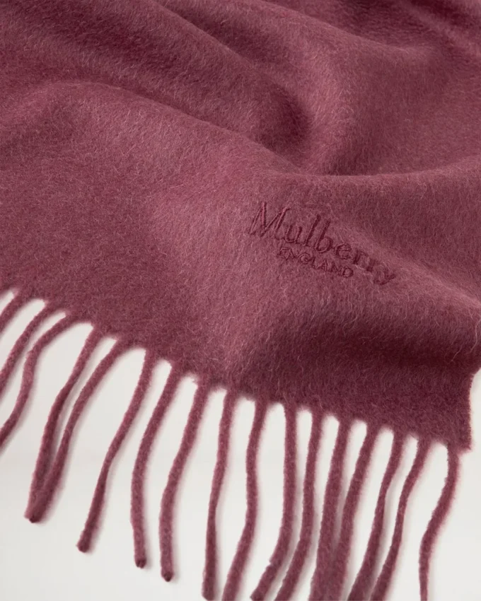 Cashmere Scarf Black Cherry Cashmere Women