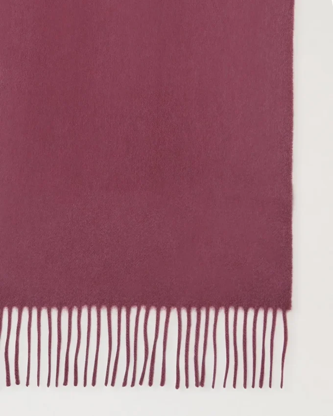 Cashmere Scarf Black Cherry Cashmere Women