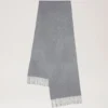 Cashmere Scarf Light Grey Melange Cashmere Wool