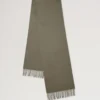 Cashmere Scarf Olive Cashmere Women