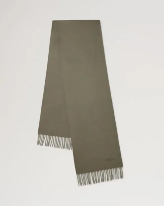 Cashmere Scarf Olive Cashmere Women